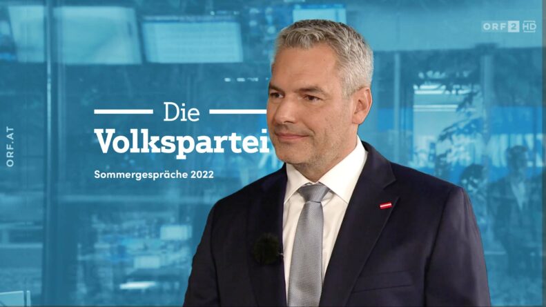 22 09 07 Sommergespraech 2022 OeVP WEB Cover // floo.Magazin