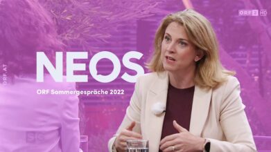 floo ORF Sommergespraeche 2022 NEOS WEB Cover // floo.Magazin