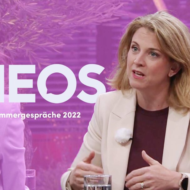 floo ORF Sommergespraeche 2022 NEOS WEB Cover // floo.Magazin